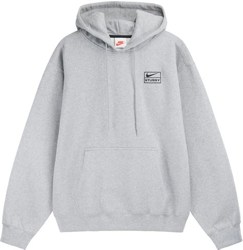 Nike stussy hoodie grey